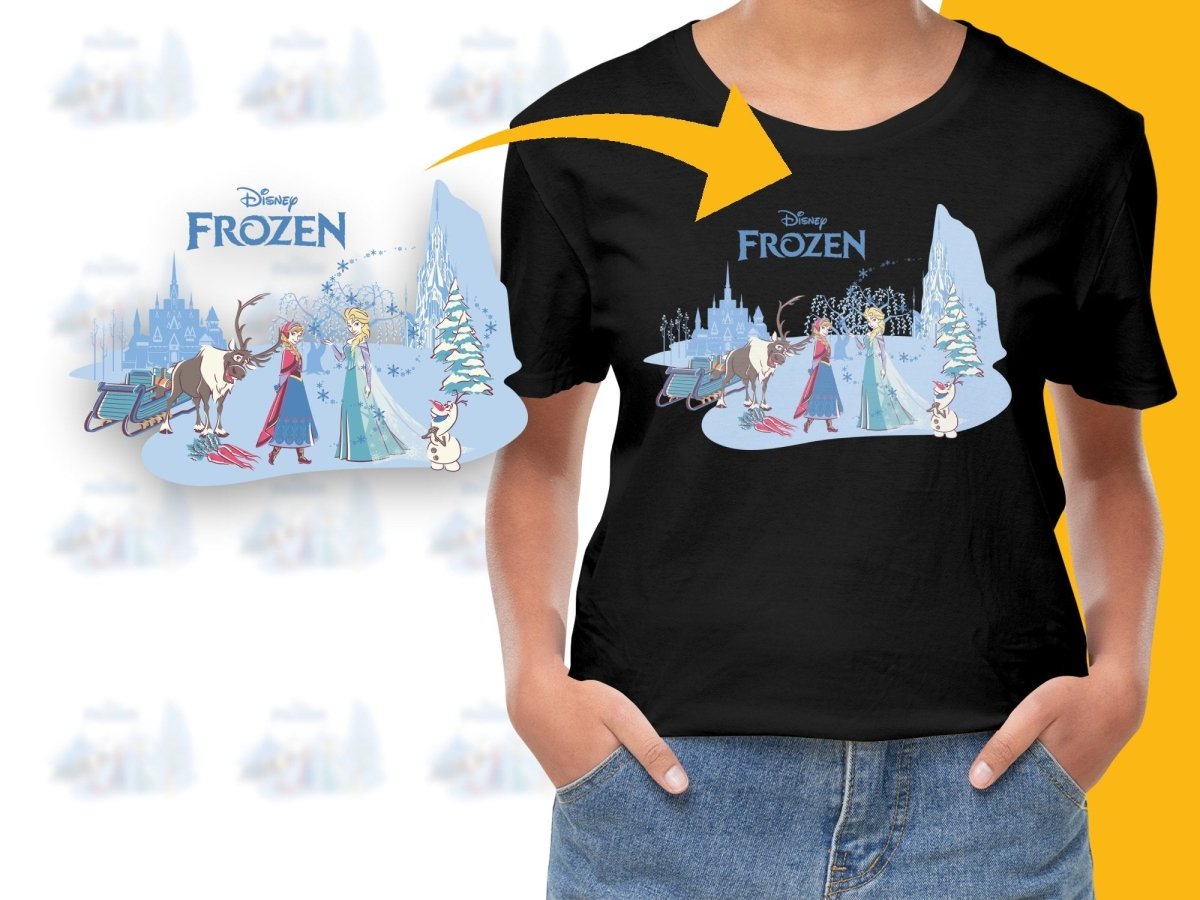 Disney Frozen Christmas Themed Graphic PNG File - Teepew