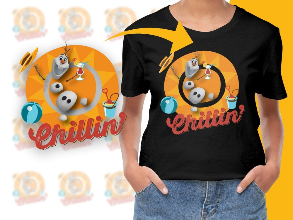 Disney Frozen Olaf Chillin' Summer Vibes PNG File - Teepew
