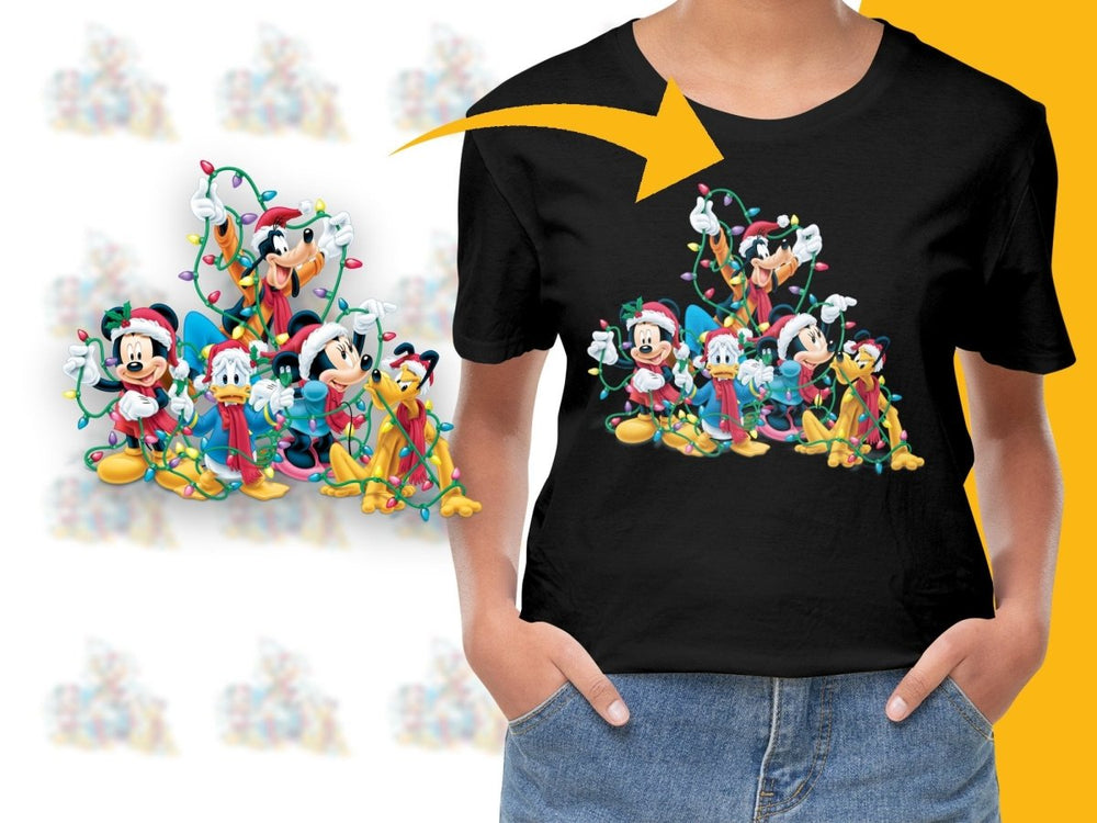 Disney Holiday Mickey and Friends Christmas PNG File - Teepew