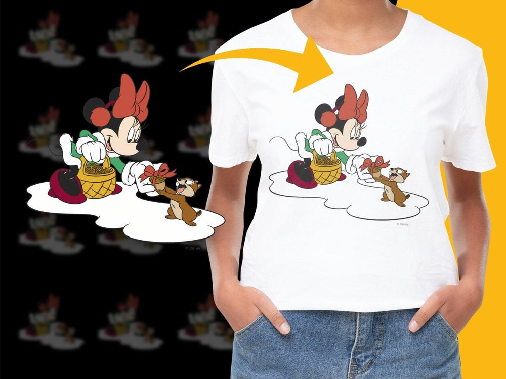 Disney Minnie Mouse and Chip Christmas Collection PNG File - Teepew
