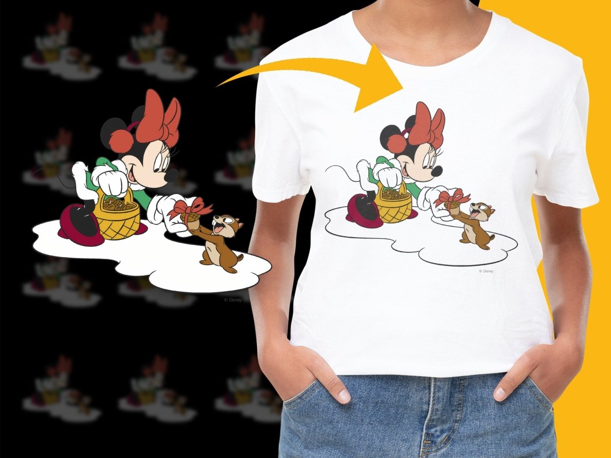 Disney Minnie Mouse and Chip Christmas Collection PNG File - Teepew