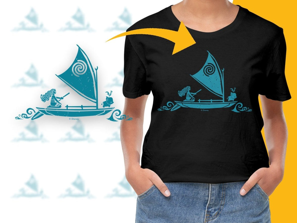 Disney Moana and Pua Sailing Adventure PNG File - Teepew