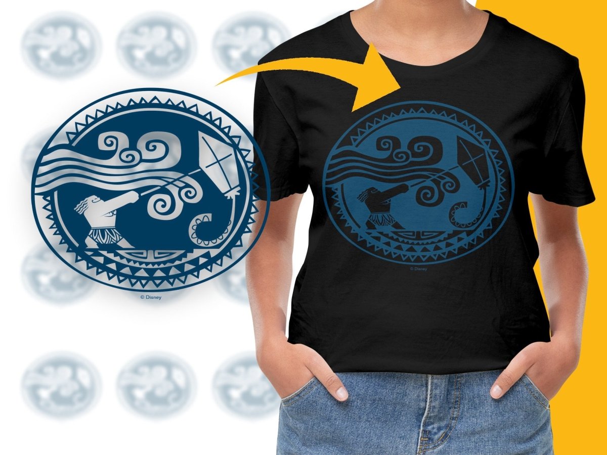 Disney Moana Maui Kite Flying Graphic PNG File - Teepew