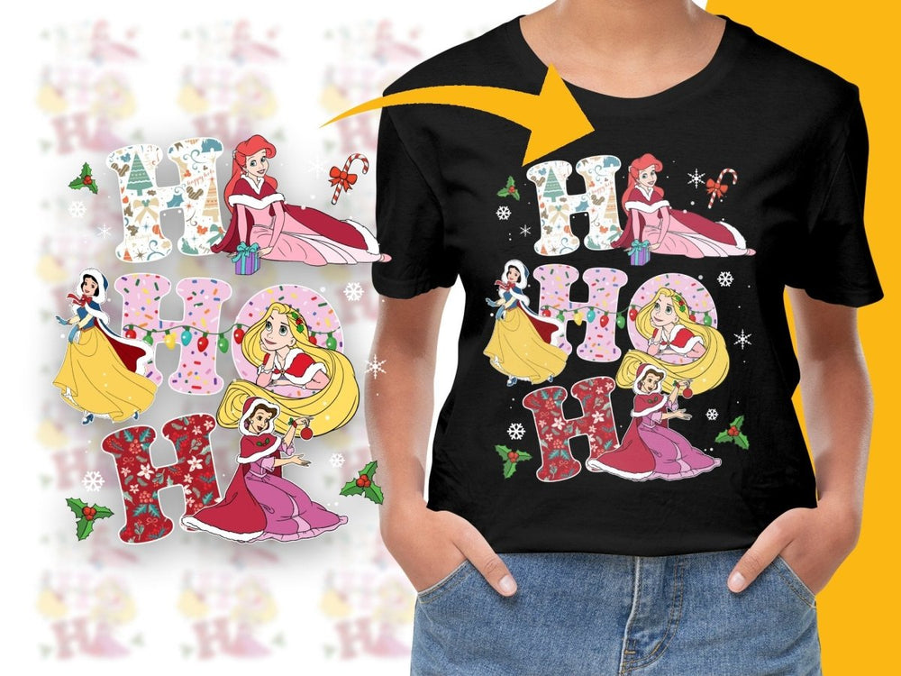 Disney Princess Merry Christmas PNG File - Teepew