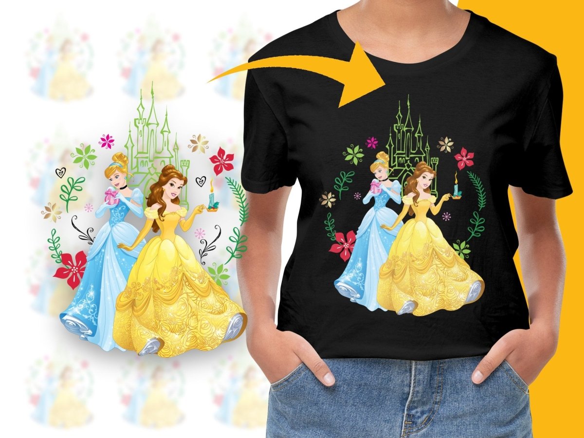 Disney Princesses Christmas Celebration PNG File - Teepew