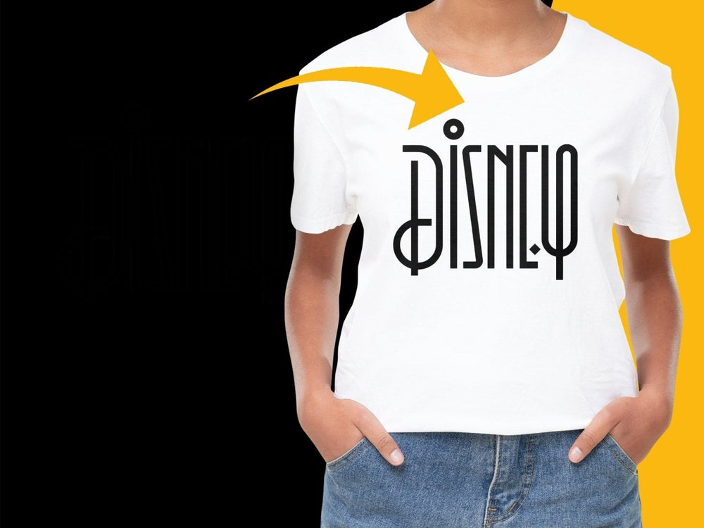 Disney Retro Logo Design PNG File - Teepew