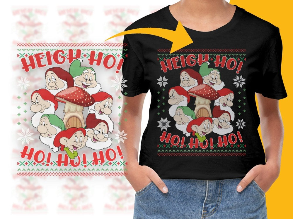 Disney Seven Dwarfs Christmas Heigh Ho PNG File - Teepew