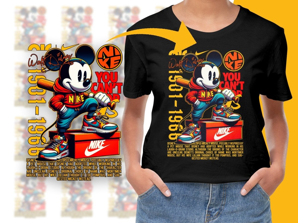 Disney Sport Brand Mickey Mouse You Can't Top This PNG File - Teepew