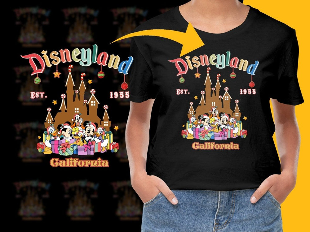 Disneyland Christmas Castle 1955 California PNG File - Teepew