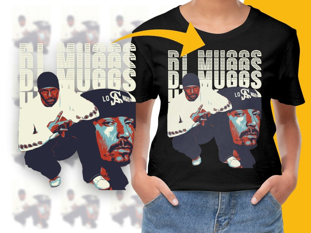 DJ MUGGS Music Homage PNG File - Teepew