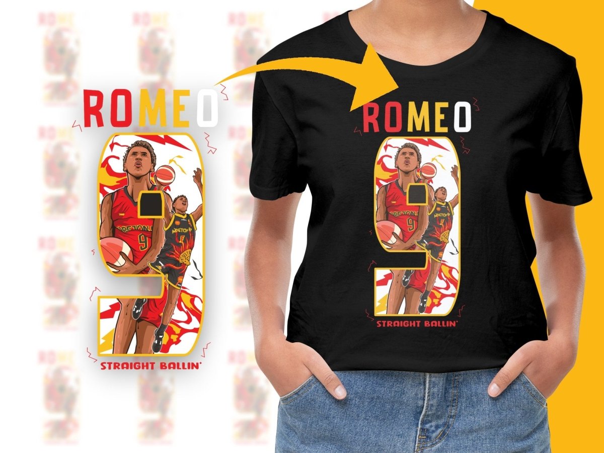Dominant Number 9 Rome Straight Ballin Sport PNG File - Teepew