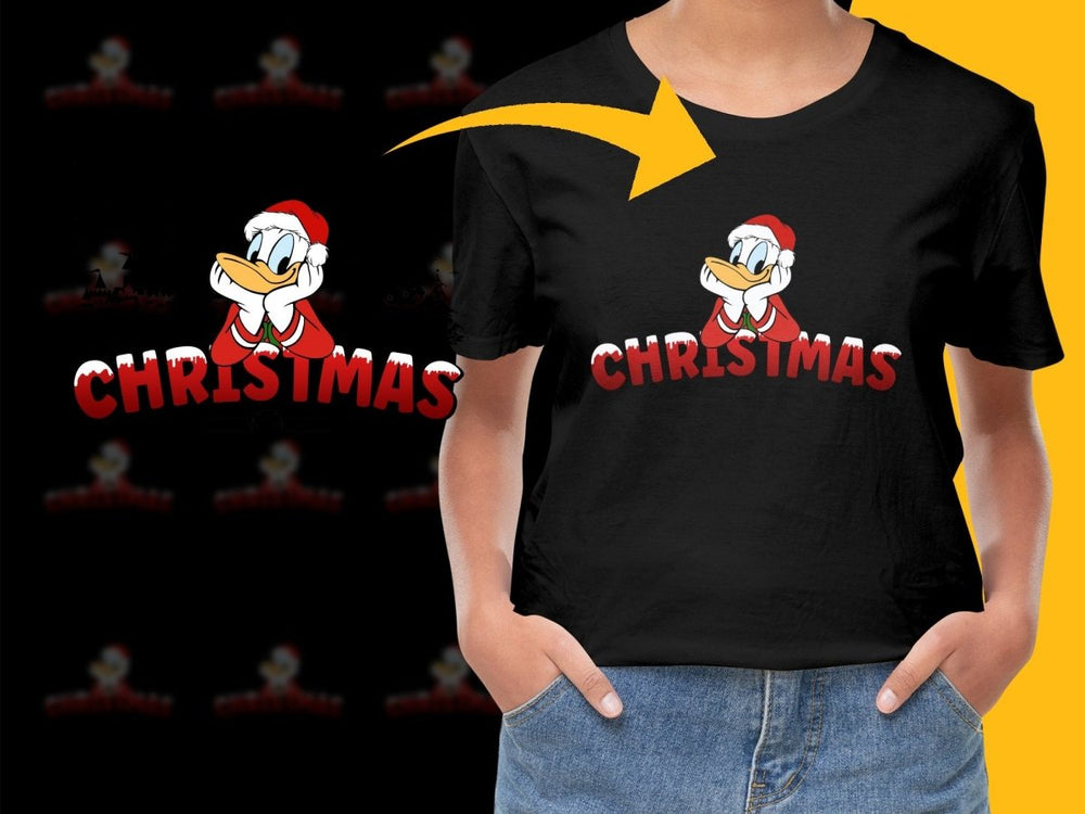Donald Duck Castle Christmas Graphic PNG File - Teepew