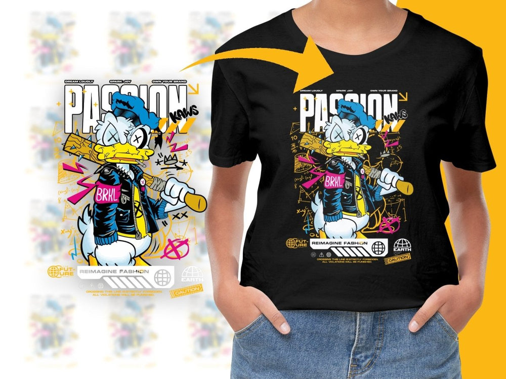 Donald Duck Character Graphic Art Casual PNG File - Teepew