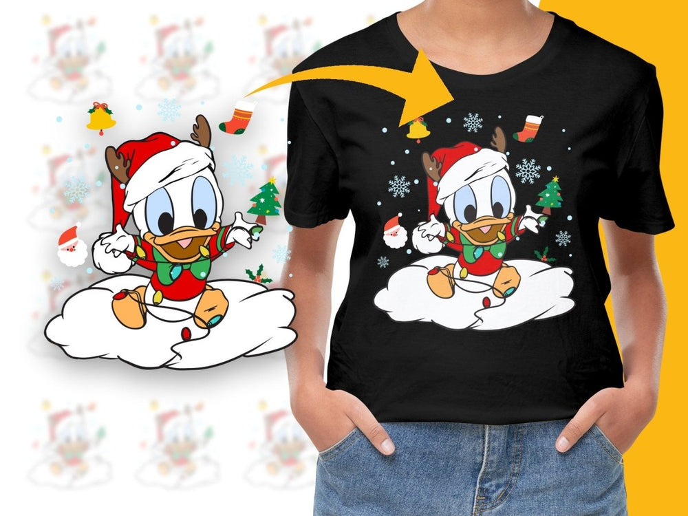 Donald Duck Festive Christmas Cheer PNG File - Teepew