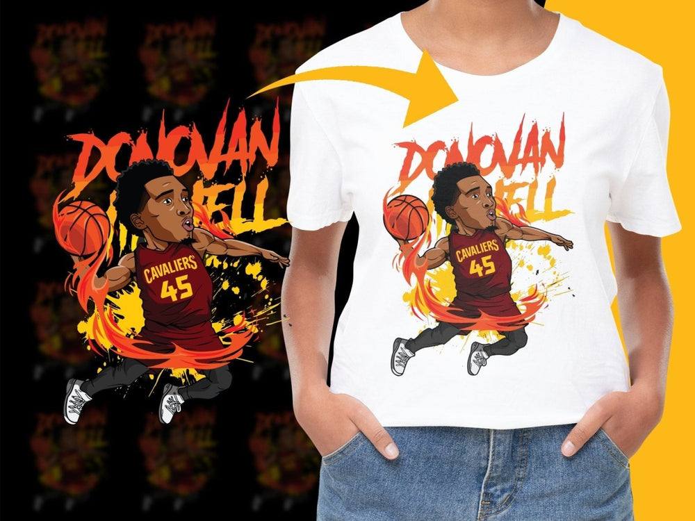 Donovan 45 Cavaliers Basketball PNG File - Teepew