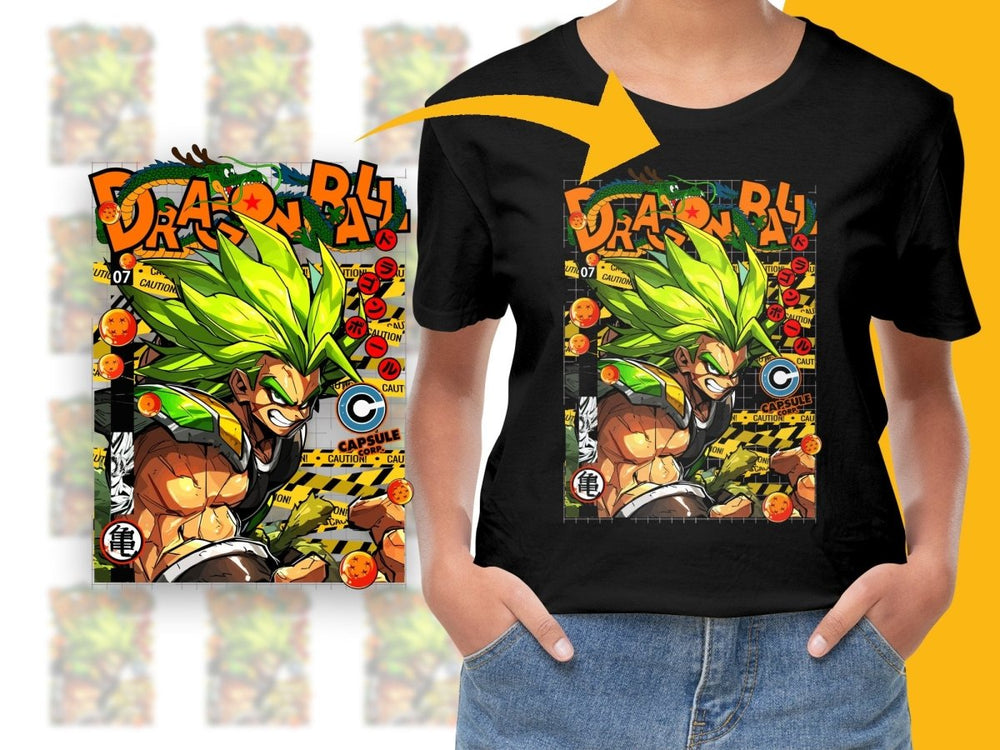 Dragon Ball Broly Capsule Corp Graphic PNG File - Teepew