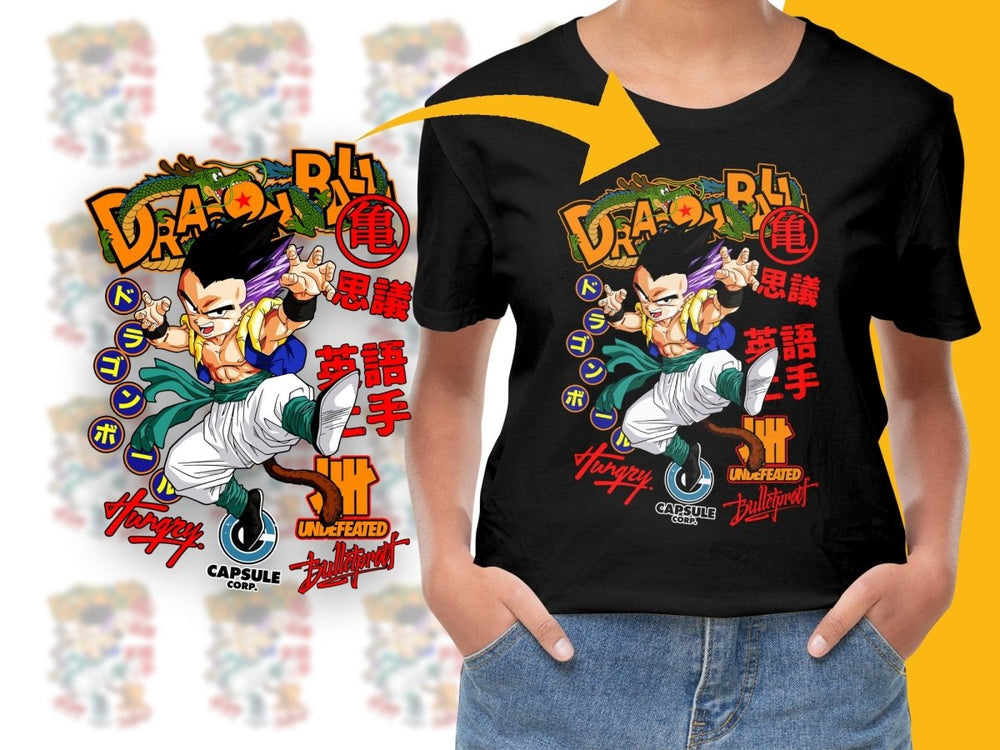 Dragon Ball Gohan Graphic Capsule Corp PNG File - Teepew