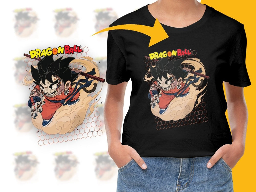 Dragon Ball Goku Battle Mode Graphic PNG File - Teepew