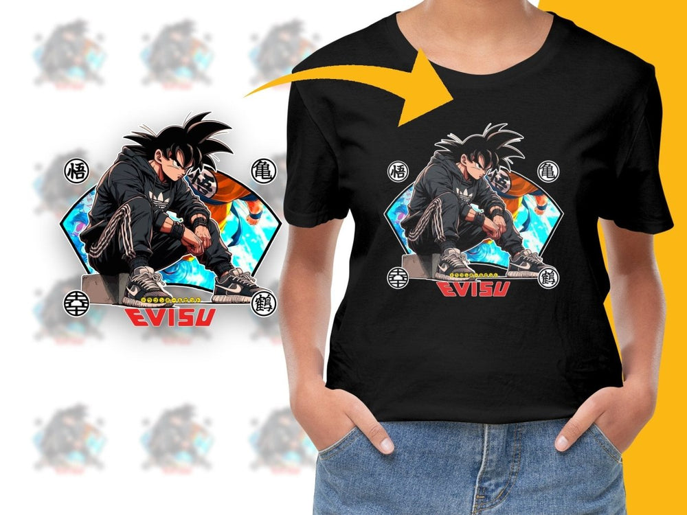 Dragon Ball Goku Street wear Brand Collaborative Design PNG File - Teepew