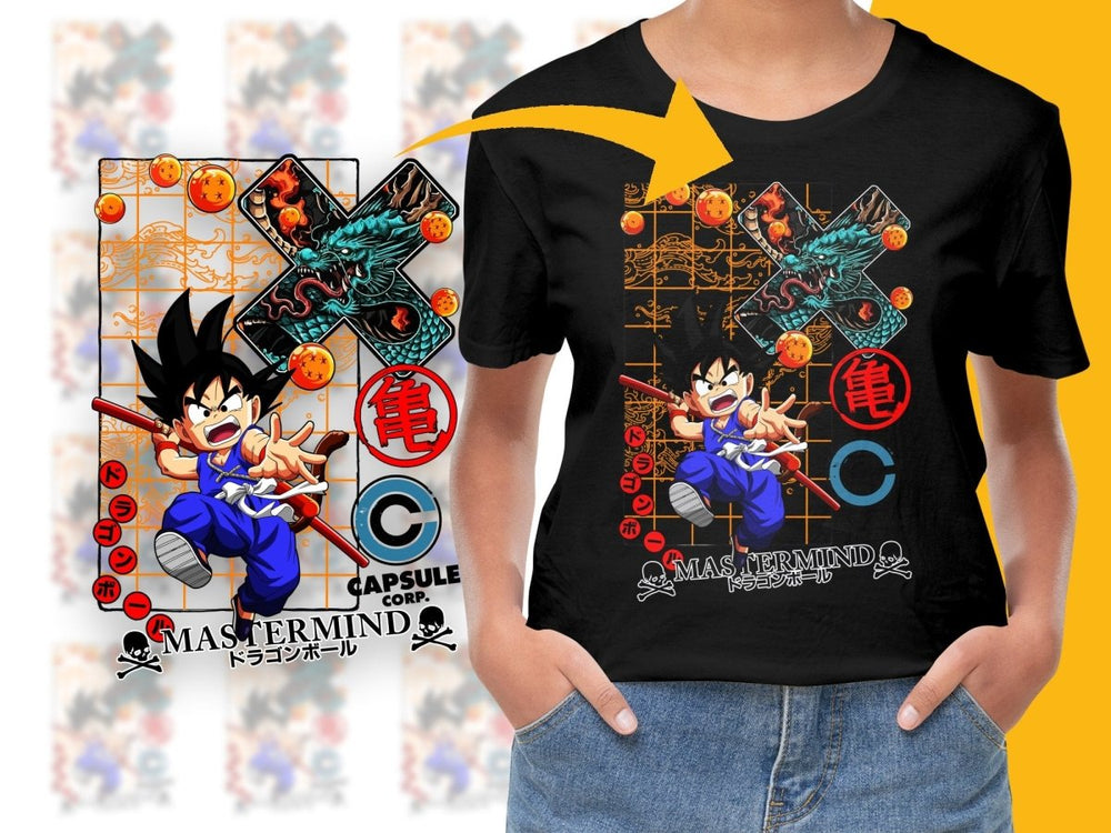 Dragon Ball Mastermind Goku Capsule Corp PNG File - Teepew