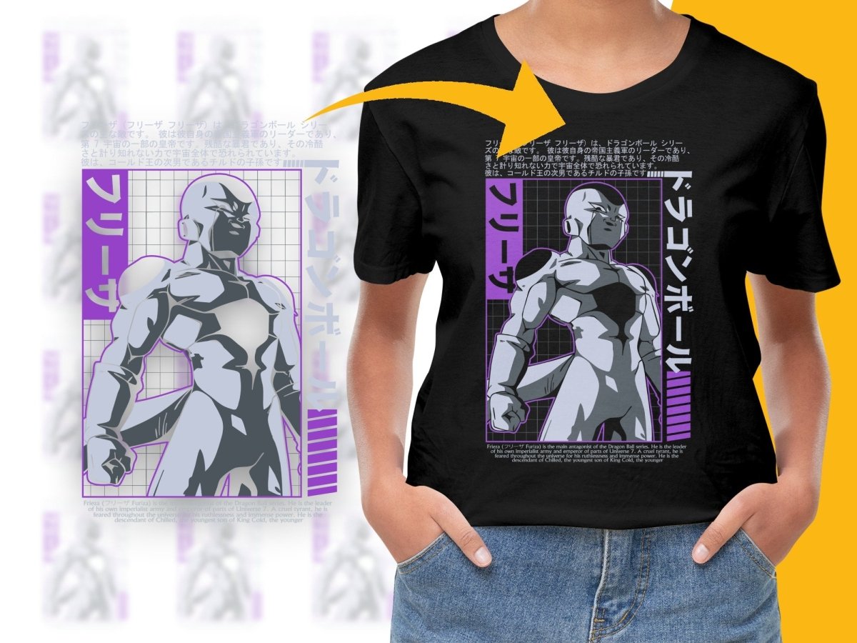 Dragon Ball Series Cool Frieza Graphic PNG File - Teepew