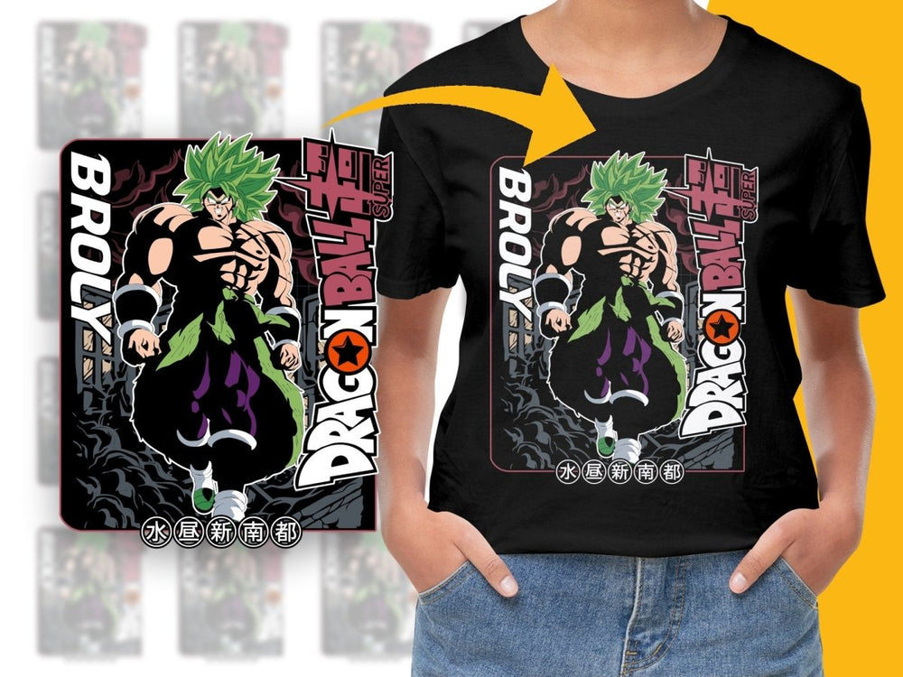 Dragon Ball Super Broly Anime Graphic PNG File - Teepew