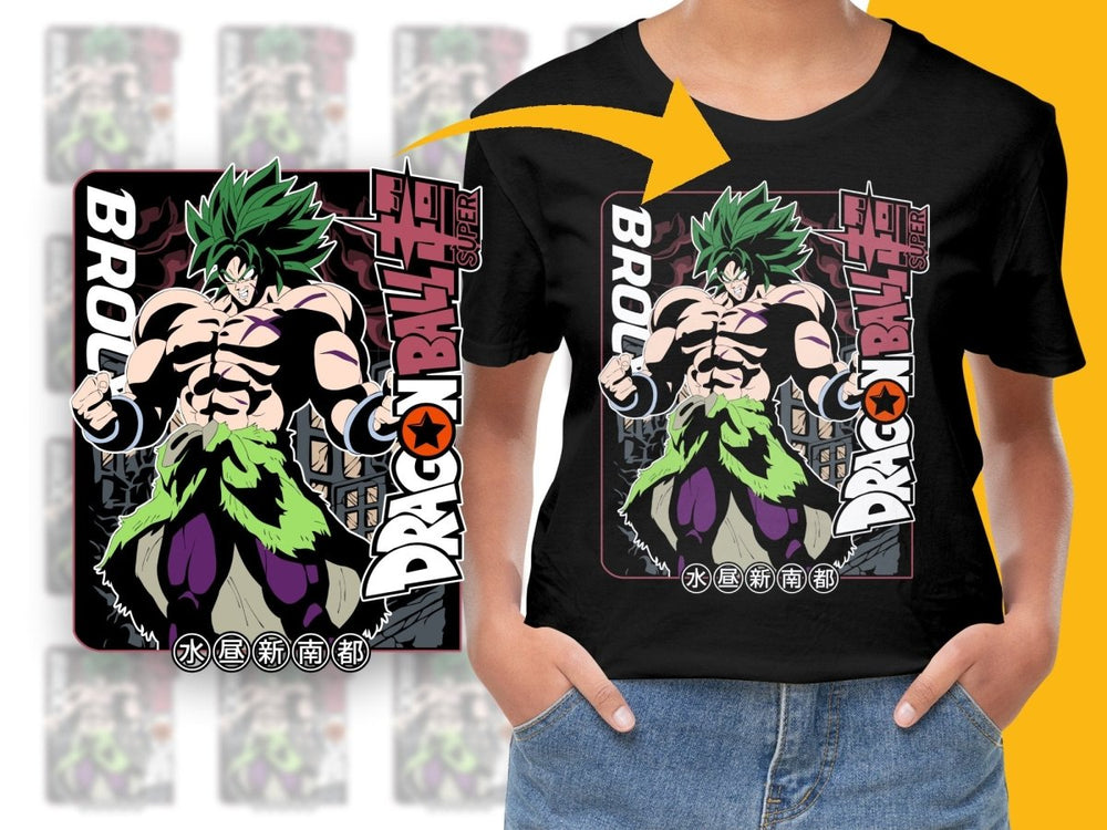 Dragon Ball Super Broly Anime Graphic PNG File - Teepew