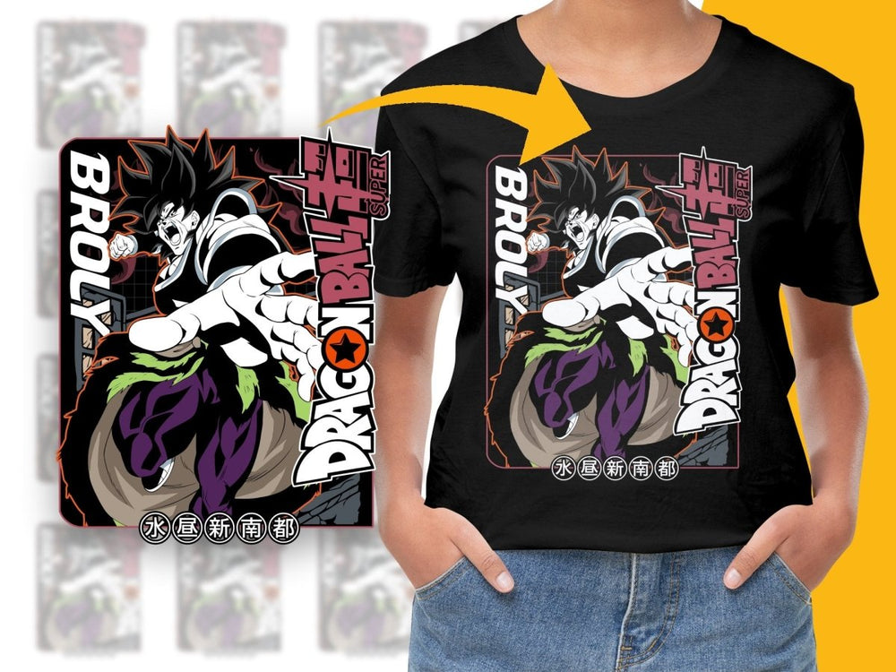 Dragon Ball Super Broly Graphic Anime PNG File - Teepew
