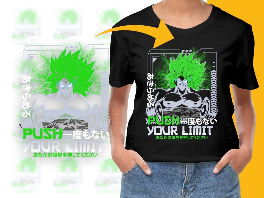 Dragon Ball Super Broly Push Your Limit PNG File - Teepew