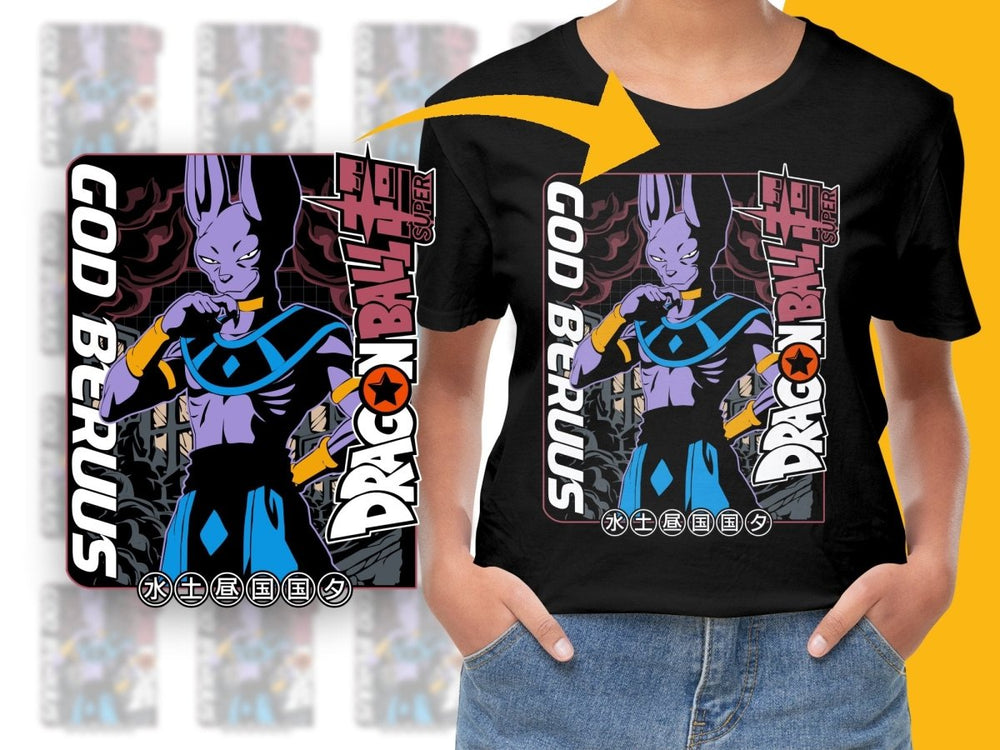 Dragon Ball Super God Beerus Design PNG File - Teepew