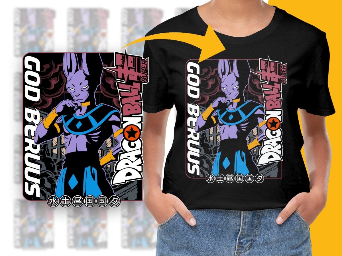 Dragon Ball Super God Beerus Design PNG File - Teepew