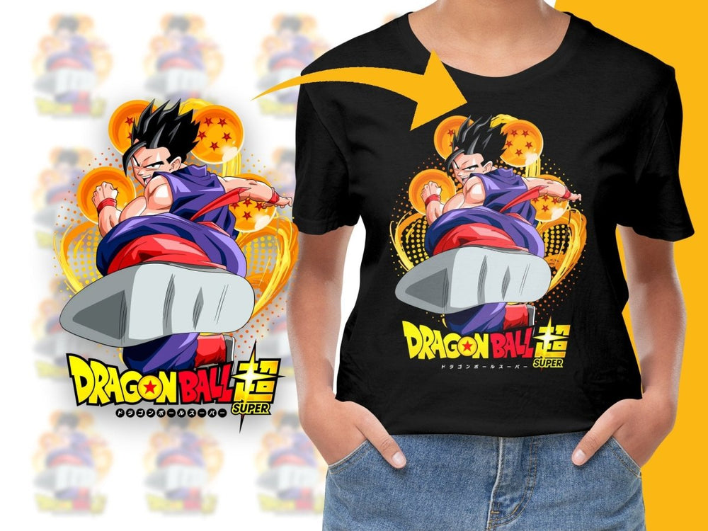 Dragon Ball Super Gohan Action - Packed Kick PNG File - Teepew