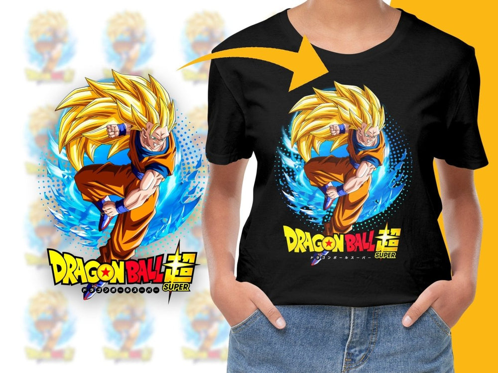 Dragon Ball Super Goku Action Design PNG File - Teepew