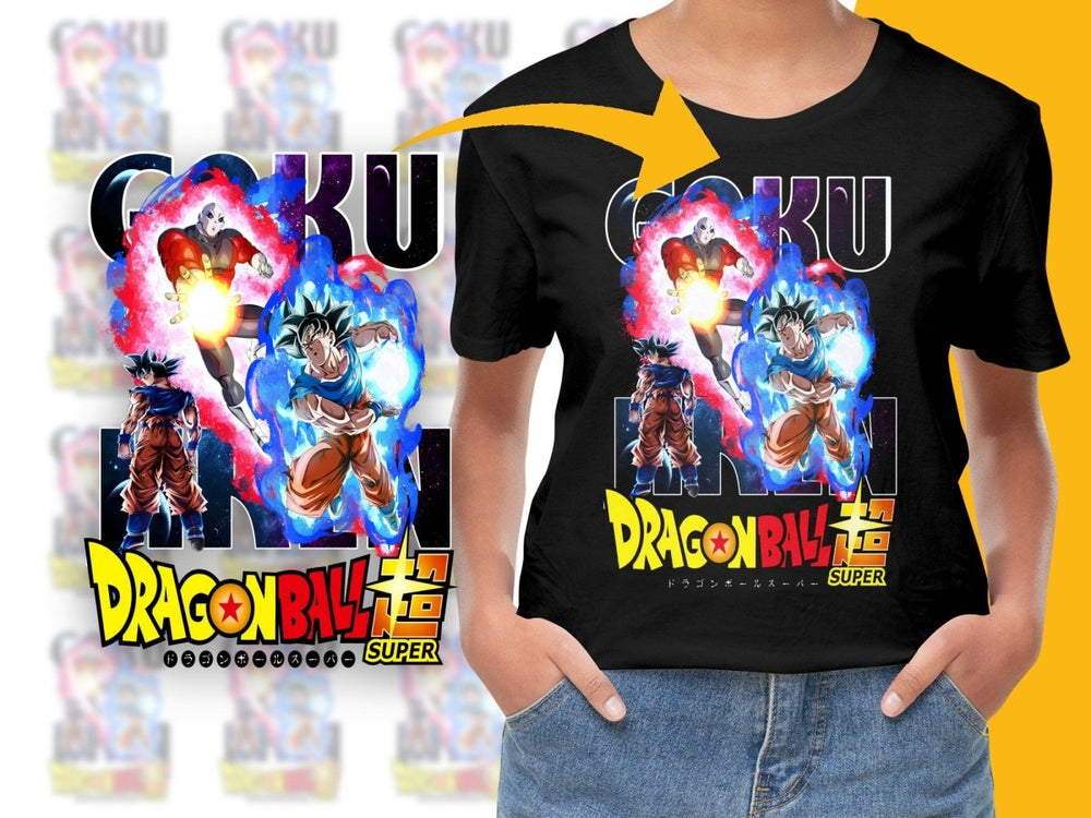 Dragon Ball Super Goku and Jiren Epic Battle PNG File - Teepew