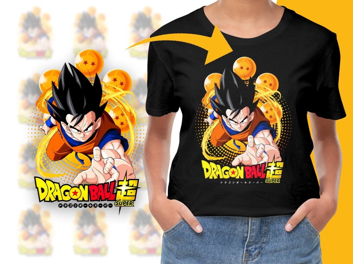 Dragon Ball Super Goku Charging Forward PNG File - Teepew