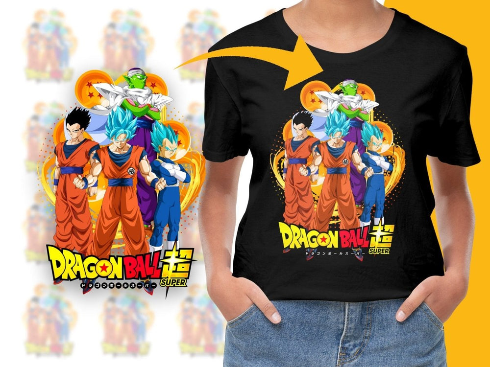 Dragon Ball Super Goku Vegeta Piccolo Gohan PNG File - Teepew