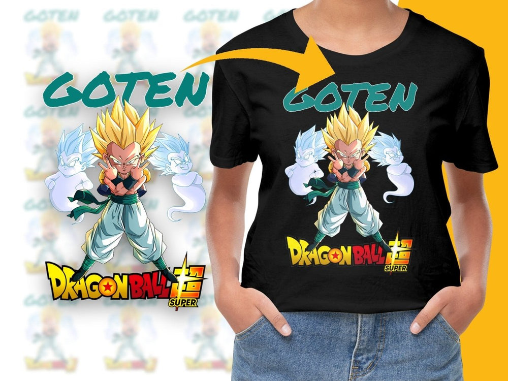 Dragon Ball Super Goten Character Graphic PNG File - Teepew