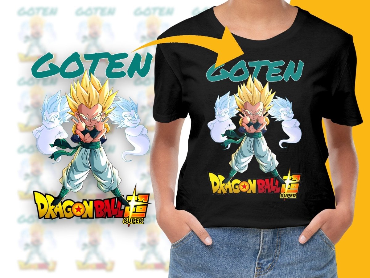 Dragon Ball Super Goten Character Graphic PNG File - Teepew