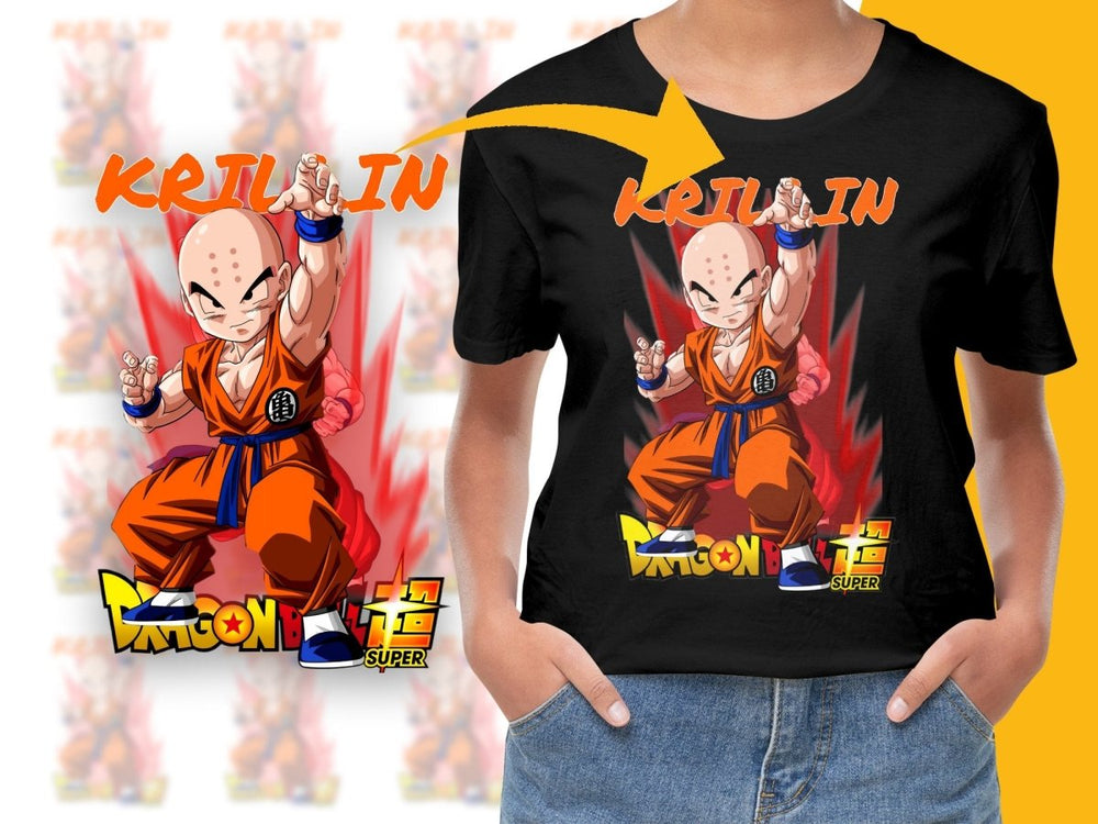 Dragon Ball Super Krillin Battle Pose Anime PNG File - Teepew