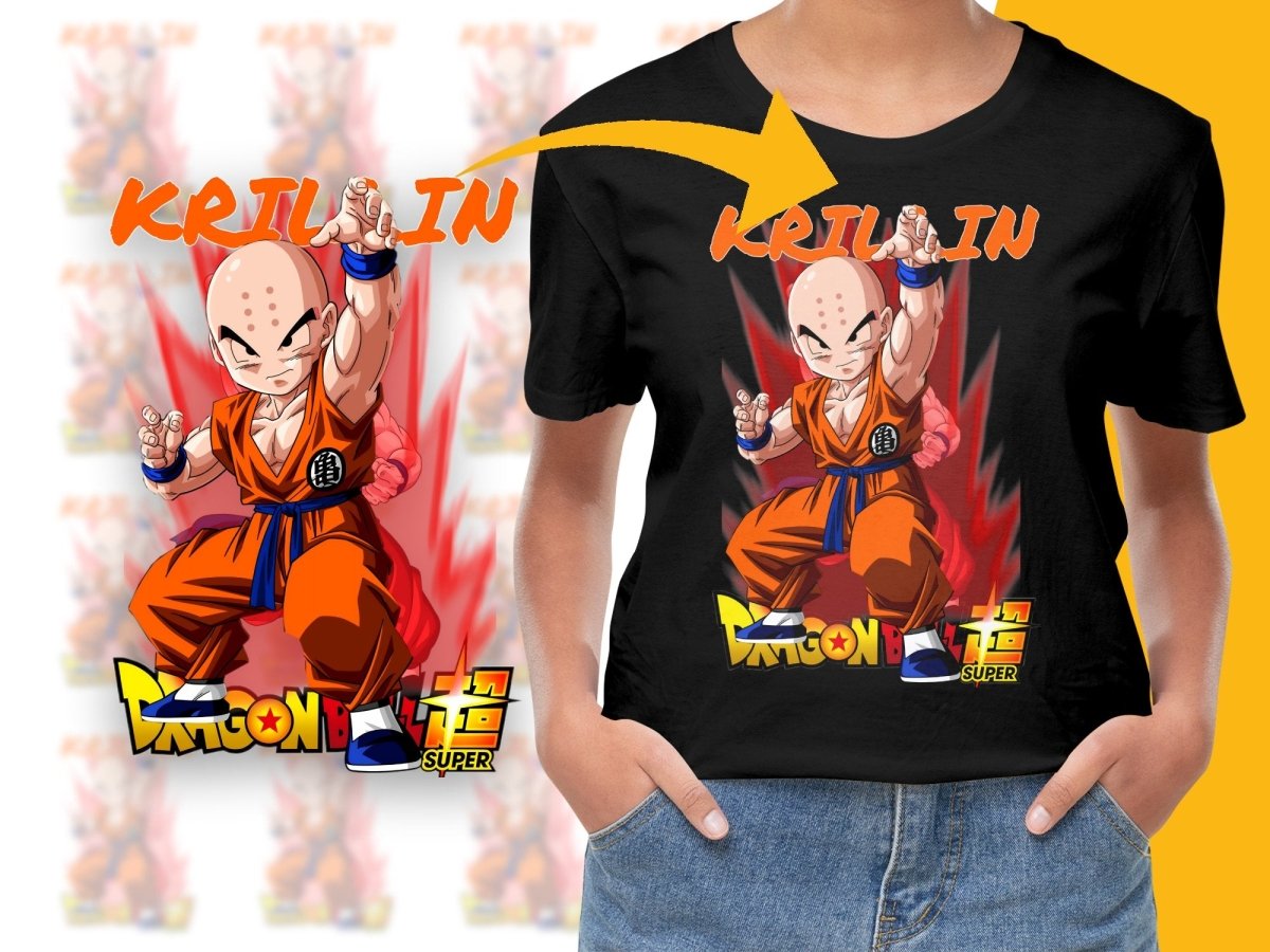 Dragon Ball Super Krillin Battle Pose Anime PNG File - Teepew