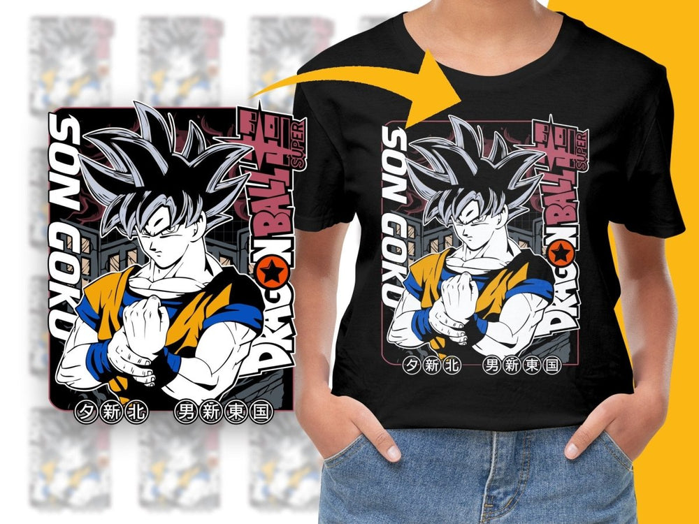 Dragon Ball Super Son Goku Graphic Art PNG File - Teepew