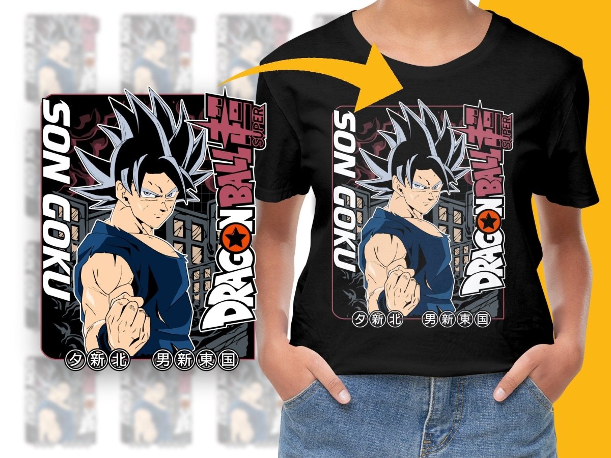 Dragon Ball Super Son Goku Graphic PNG File - Teepew