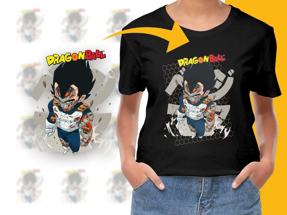 Dragon Ball Vegeta Battle Armor Graphic PNG File - Teepew