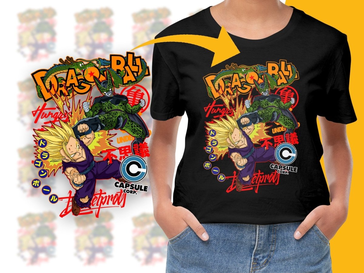Dragon Ball Z Character Graphic Capsule Corp PNG File - Teepew