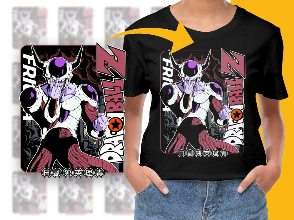 Dragon Ball Z Frieza Anime Graphic Design PNG File - Teepew