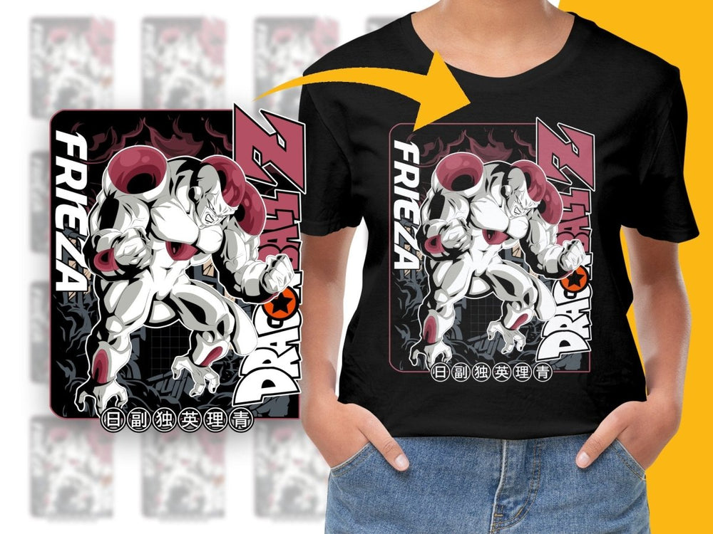 Dragon Ball Z Frieza Anime Graphic Design PNG File - Teepew