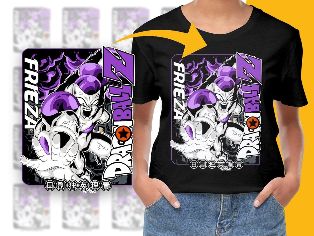 Dragon Ball Z Frieza Screaming Graphic PNG File - Teepew