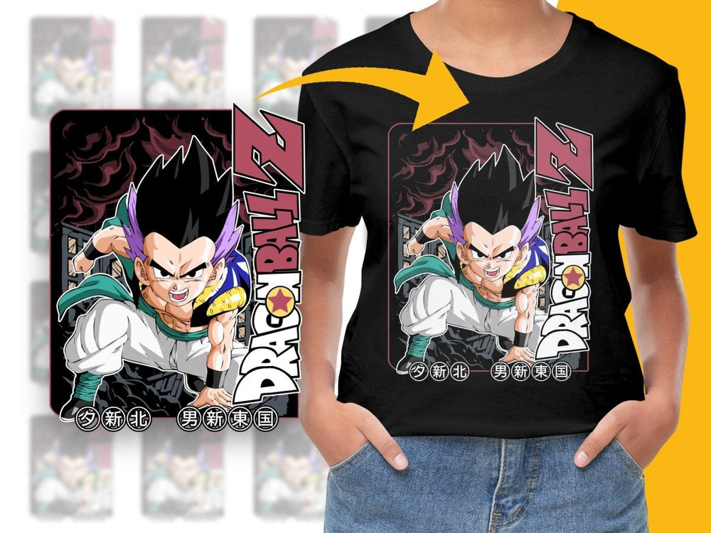 Dragon Ball Z Gohan Intense Stance PNG File - Teepew