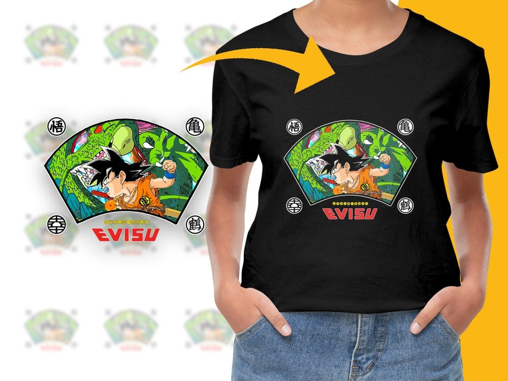 Dragon Ball Z Goku and Shenron Graphic Design PNG File - Teepew