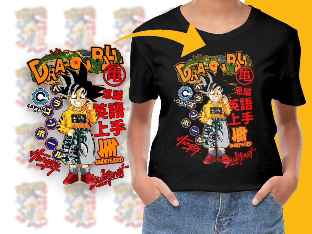 Dragon Ball Z Goku Anime Graphic Unisex PNG File - Teepew